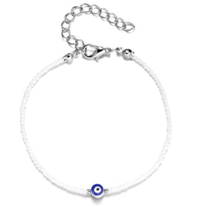 Turkish Lucky Blue Evil Eye Beaded Bracelet