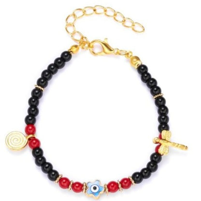 Turkish Lucky Blue Evil Eye Beaded Bracelet