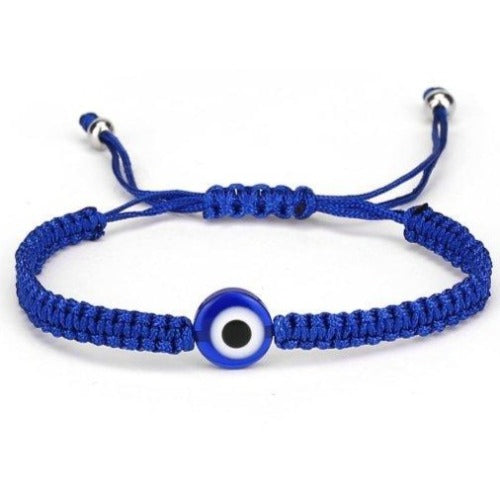 Turkish Lucky Blue Evil Eye Beaded Bracelet