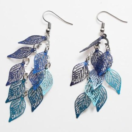 Falling Leaves Drop Earrings