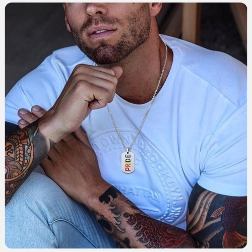 LGBTQIA2S+ Pride Rainbow Necklace